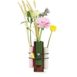 Vase Böte Ambre - 4 Tubes(Vase Bote Ambre 4 Tubes)